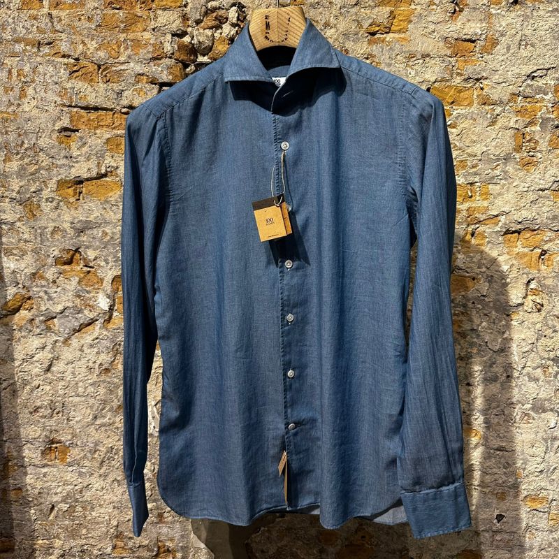 100 Hands Super Thin Jeans Shirt Light Wash
