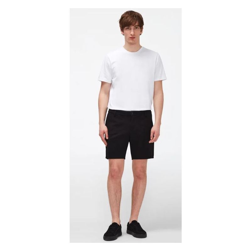 7 For All ManKind TRAVEL SHORT DOUBLE KNIT BLACK
