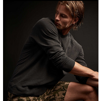 James Perse Vintage French Sweatshirt Carboon