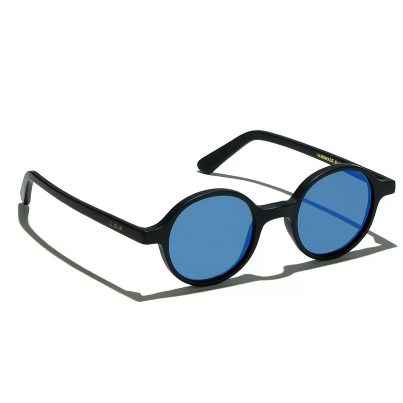 L.G.R Reunion Flatt Black & Blue Mirror L.G.R Reunion Flatt Black & Blue Mirror