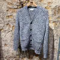 Settefili Cashmere Cardigan Blended Blue 