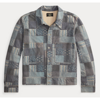 Doubel RL Ralph Lauren PATCHWORK-PRINT JERSEY JACKET