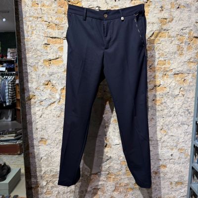 Foto van Myths Viscose Soft Pantalon Midnight Navy