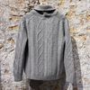 Afbeelding van Fedeli Baby Alpaca Cardigan Grey Sand Melange