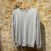 Afbeelding van Aspesi Cashmere V-Neck Knit Sweat ice Blue