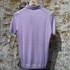 Afbeelding van Kris K S McQueen Silk Polo Light Lila