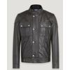 Afbeelding van Belstaff Gangster Jacket Hand Waxed Leather Black 