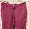 Afbeelding van Kris K Linnen Pantalon Burgundy 
