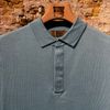 Afbeelding van Kris K McQueen Silk Polo Turqoise