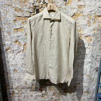 100 Hands Linnen Striped Sand