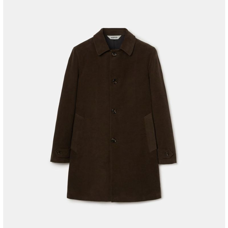 Aspesi Moleskin Coat Military
