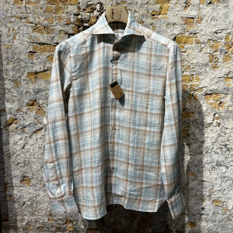 100 Hands Heritage Soft Check Linnen Shirt