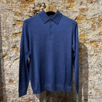 Kris K Ibrahimovic Longsleeve Polo Sky Blue 