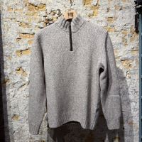 Fedeli Heavy Q-Zip Baby Yaak Natural Cashmere