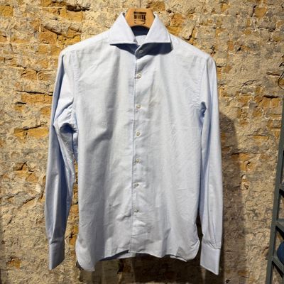 Foto van 100 Hands Shirt Brushed Cotton Light Blue