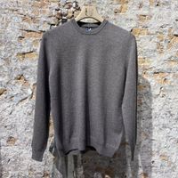 Fedeli Geelong Wool sweat Brown