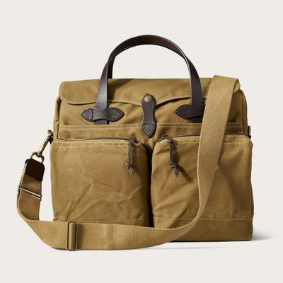 Foto van Filson 24 Hour Tin Cloth Briefcase Dark Tan