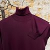 Afbeelding van Piacenza Roll Neck Thin Merino Burgundy