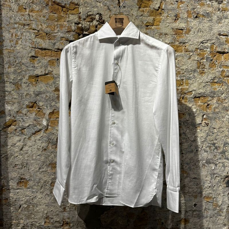 100 Hands Cotton Linnen Mix White Shirt