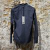 Afbeelding van Hannes Roether Relaxed Cotton Shirt Faded Dark Blue 
