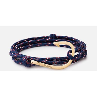 Foto van Miansai Hook Rope Navy & Gold