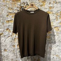 Piacenza T-Shirt Crepe Cotton Brown
