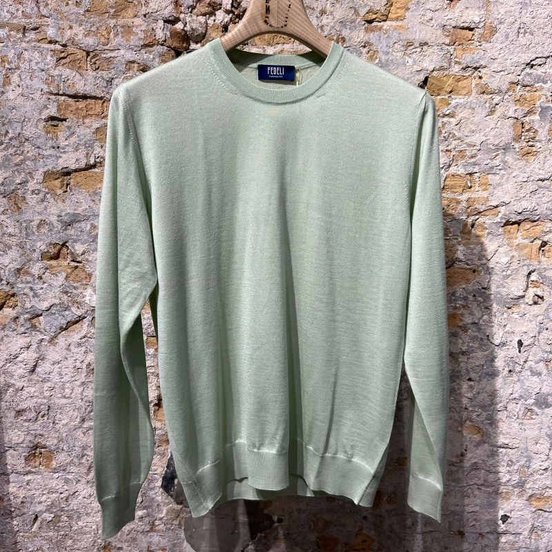 ​Fedeli Long Sleeve T-Shirt Emerald Green