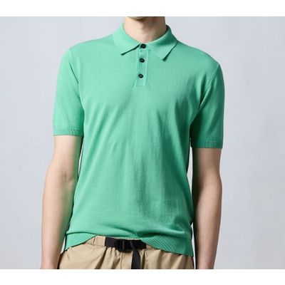 Foto van Roberto Collina Knitted Polo Menta