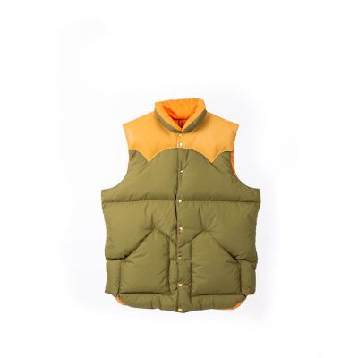 Rockey Mountain Featherbed Mens Down Vest Olive Branch Foto van Rockey Mountain Featherbed Mens Down Vest Olive Branch