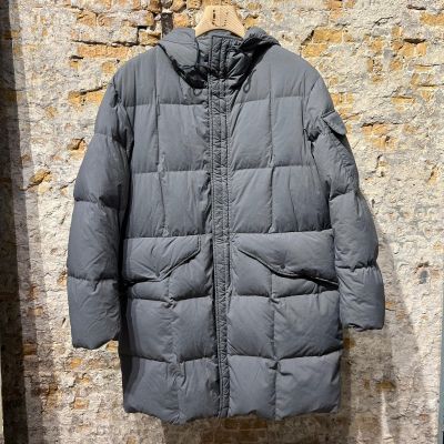 Foto van Ten C Rain Down Parka organic Grey