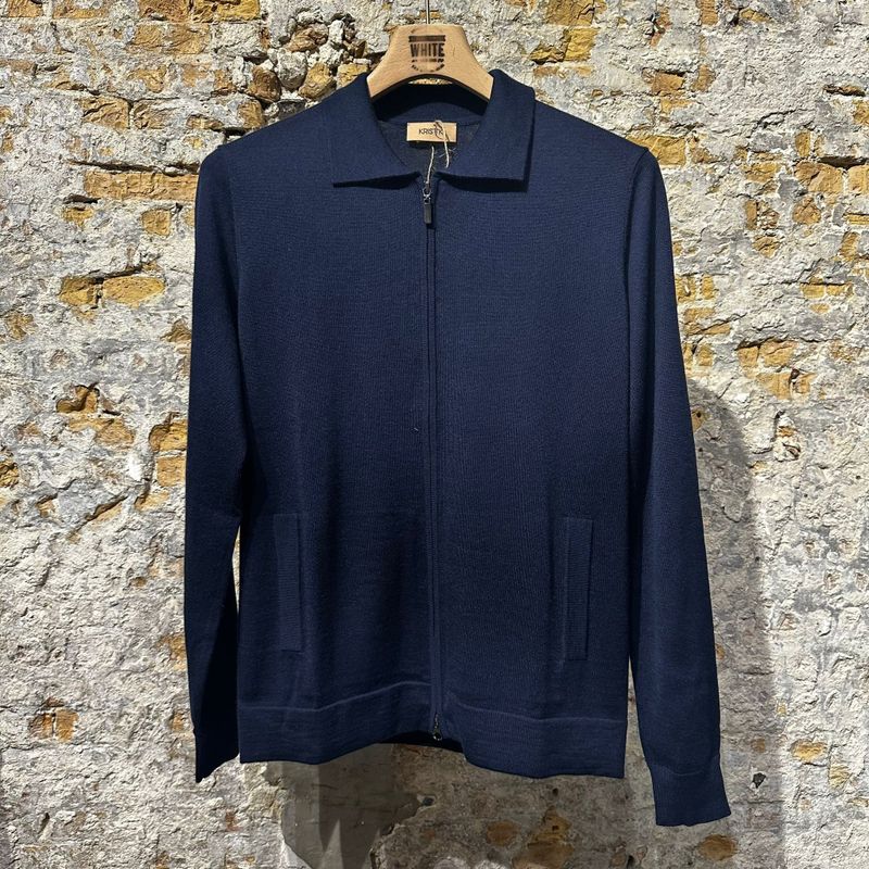 Kris K The F Briatore Full-zip Polo Navy