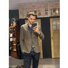 Afbeelding van Windsor Windsor Monte Carlo Weave Blazer Truffle Brown