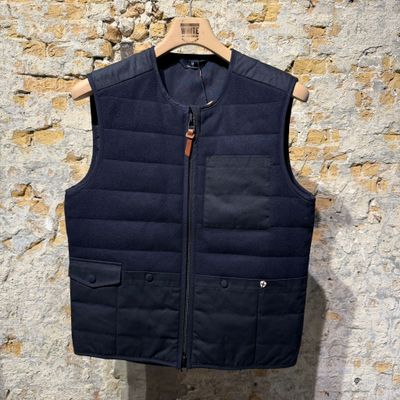 Foto van Blue De Genes BGdand Waistcoat Navy