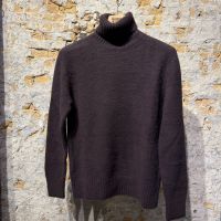 Piacenza 1733 Virgin Wool Roll Neck Sweater Dark Oak