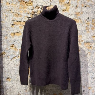 Foto van Piacenza 1733 Virgin Wool Roll Neck Sweater Dark Oak