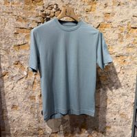 FEDELI T-Shirt Jersy Sea Glass Blue