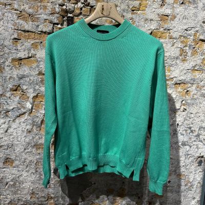 Roberto Collina Summer Fresh Green Knit Comfy Fit Foto van Roberto Collina Summer Fresh Green Knit Comfy Fit