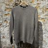Afbeelding van Kris K J Law O neck Cashmere Knit Sandy Lake
