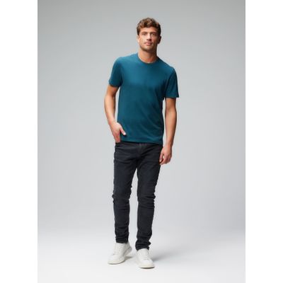 Foto van Majestic Filatures T-shirt Cotton Cashemire Petrol