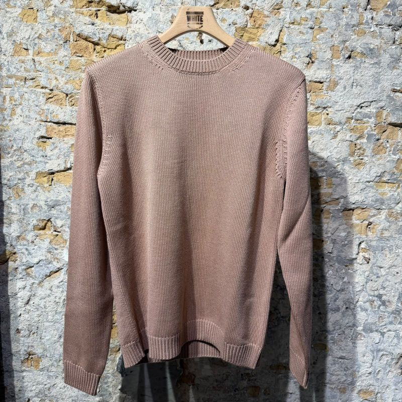 Roberto Collina Merino Wool Knitt Sweater Rose Roberto Collina Merino Wool Knitt Sweater Rose