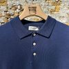 Afbeelding van Piacenza Luxury Silk & Cotton Polo Navy