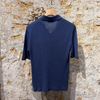 Afbeelding van Settefili Cashmere Linnen & Cotton Relaxed Ribbed Polo Mid Blue