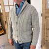Afbeelding van Fedeli Baby Alpaca Cardigan Grey Sand Melange