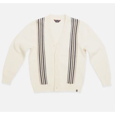 Foto van Blue de Genes Cappa Stripe Cardigan Cream 
