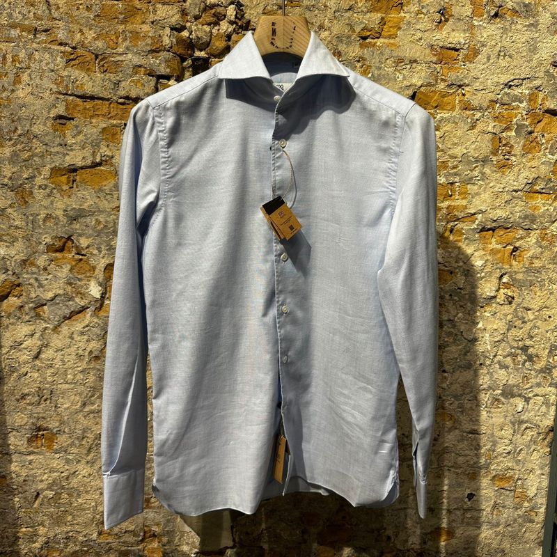 100 Hands Summer Cotton Shirt Light Blue 