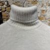 Afbeelding van Piacenza Virgon Wool Roll Neck Cream White
