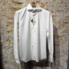 Afbeelding van 100 Hands White Twill one piece collar
