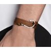 Afbeelding van Miansai Hook Leather Stainless Steel Brown & Silver