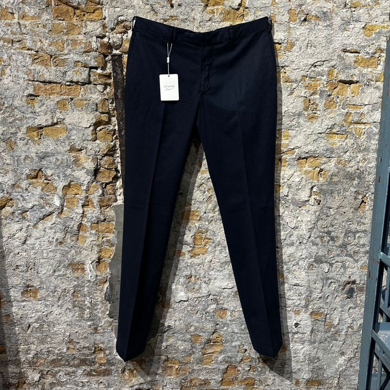 Devore Linnen Pantalon Navy