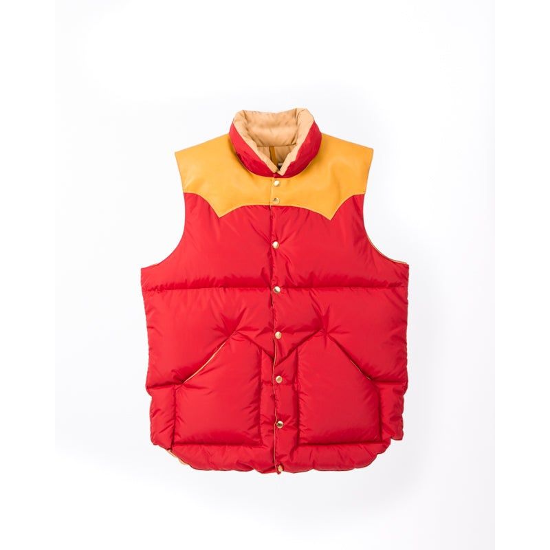 Rockey Mountain Featherbed Mens Down Vest Ketchup